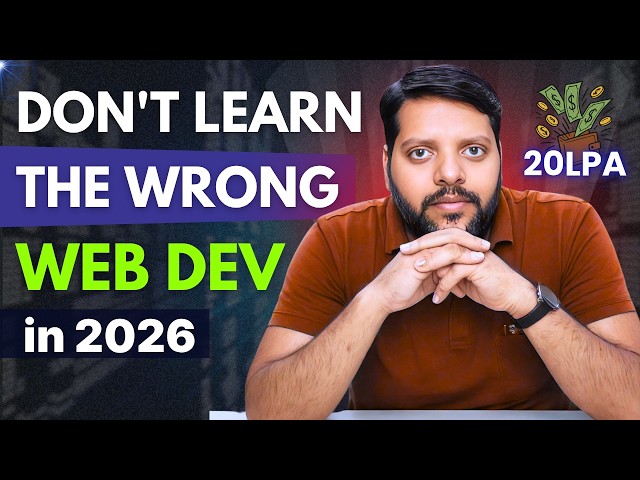 Web Development in 2026 | Dead, Saturated or Still the Best Career?