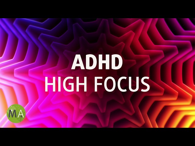 Clear Mind Intense Focus | Ambient Techno | ADHD High Focus Support