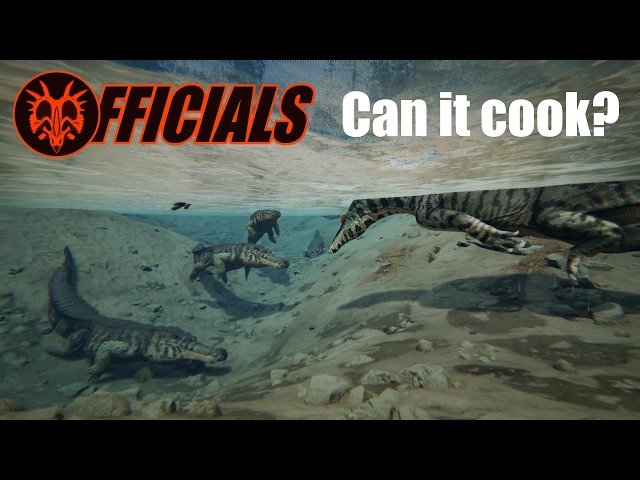 DPS build Spino goes swimming. | Path of Titans