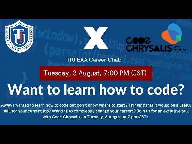 Learn how to code with Code Chrysalis