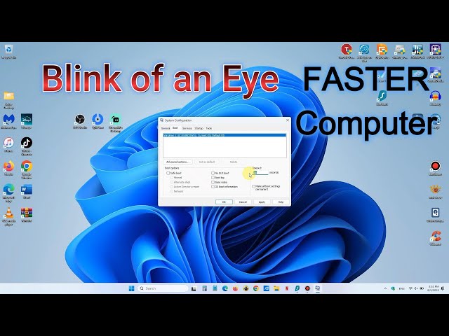 How to make Windows 11 faster. Boot up Faster - Blink of an Eye!