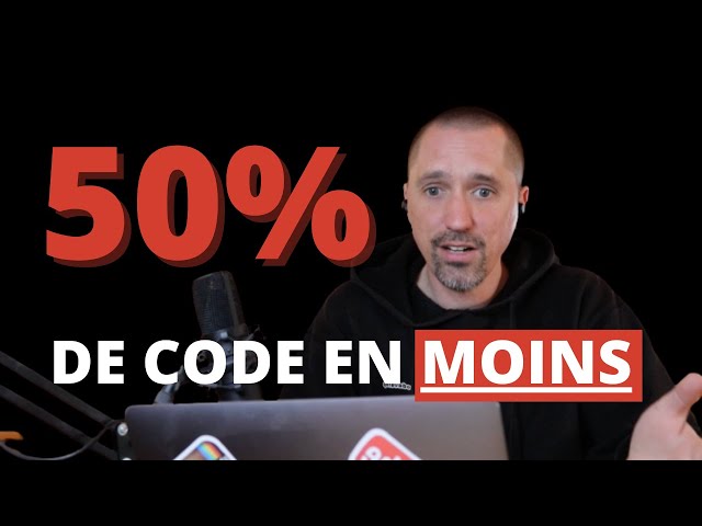 J'ai codé une application complète avec 50% code en moins #NOCODE