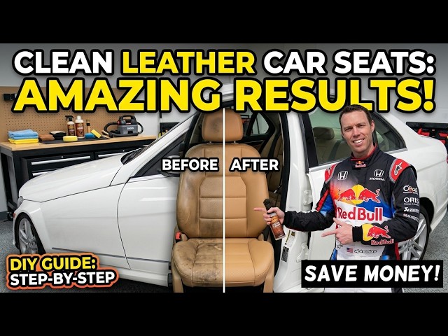 How to Clean Leather Car Seats: AMAZING RESULTS!