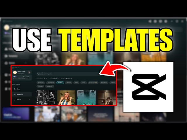 How To Use CapCut Templates (Laptop & PC)