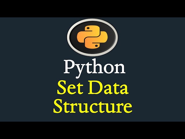 Python Set Data Structure#13