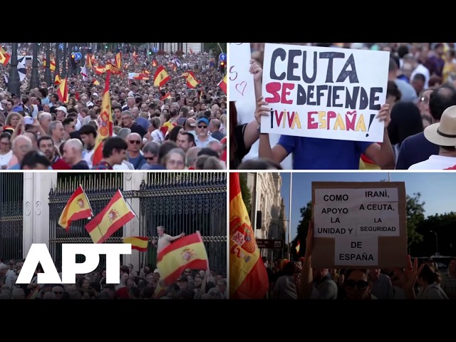 Ceuta Crisis: Madrid Erupts In Protest Following 72,000-Strong Border Surge | APT