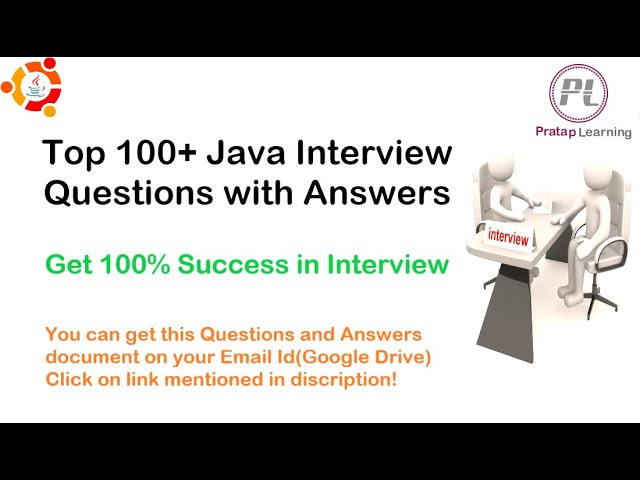 Java Interview Preparation - Get 100% Success in Interview | Top 100+ Questions & Answers