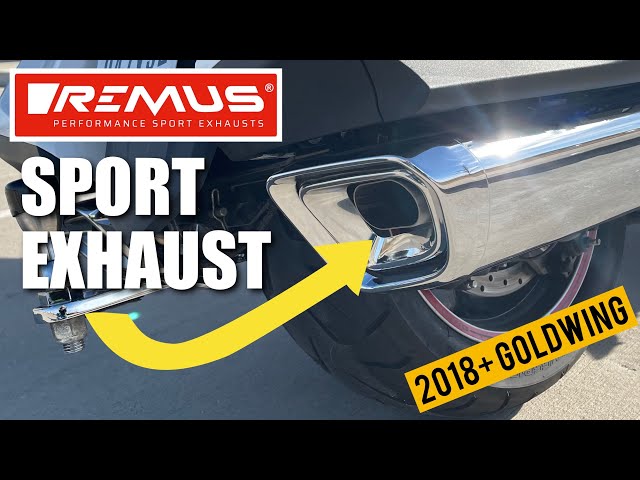 Escape deportivo Remus Performance para Honda Goldwing | Honda Goldwing 2018+ | Cruiseman's Garage