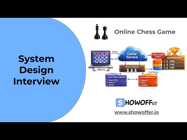 Design Online Chess - Meta & OpenAI System Design Interview Question