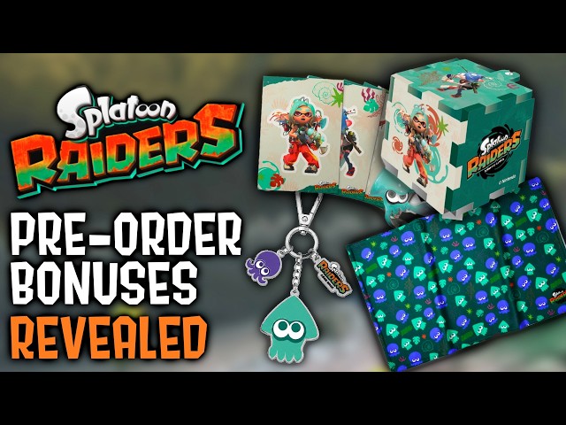 All Splatoon Raiders Pre-Order BONUSES Revealed