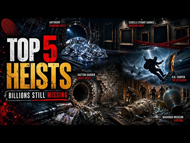 Top 5 Heists That Were Never Solved | Billions Still Missing