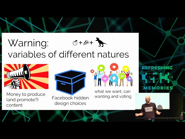 35C3 -  Analyze the Facebook algorithm and reclaim data sovereignty  - traduction française