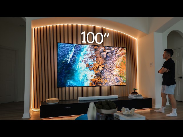 La mejor relación calidad-precio: televisor Hisense U7 MiniLED 4K de 100 pulgadas.