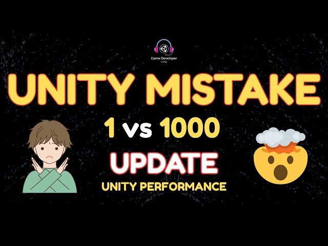 1 Update vs 1000 Update — Unity Devs Need to Know This! #madewithunity #unityinterview