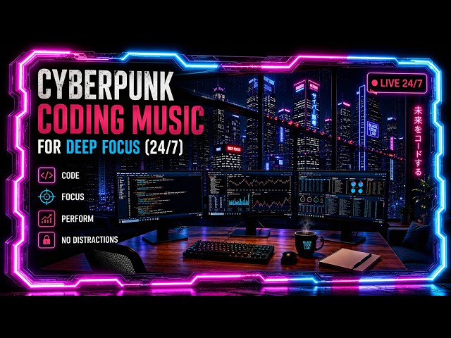 Cyberpunk Coding Music for Deep Focus