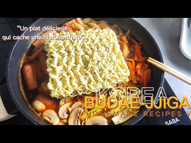 Recette Coréenne - Le Budae-jjigae ( Le coin ASMR ) activez les sous-titres