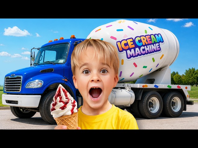 Chris and Mike explore Ice Cream Truck and learn to make different Ice Cream