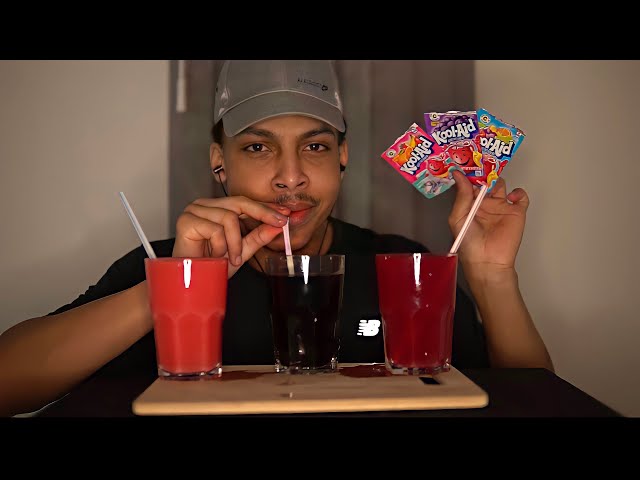 ASMR First Time Trying Kool-Aid (ASMR Drinking Sounds)