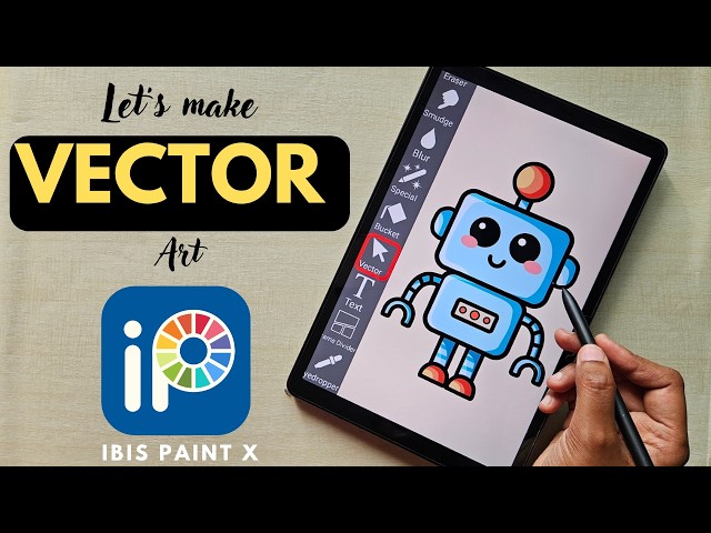 Vector Art in IBIS PAINT X | How to draw VECTOR ART in IBIS PAINT app