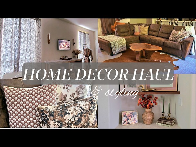 HUGE HOME DECOR HAUL 🤍✨ Refining my home decor style.