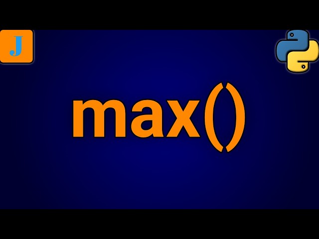 Python Max Function
