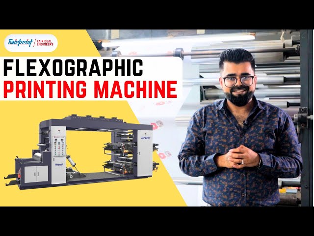 Flexographic Printing Machine : High-Speed Cost Effective  Printer