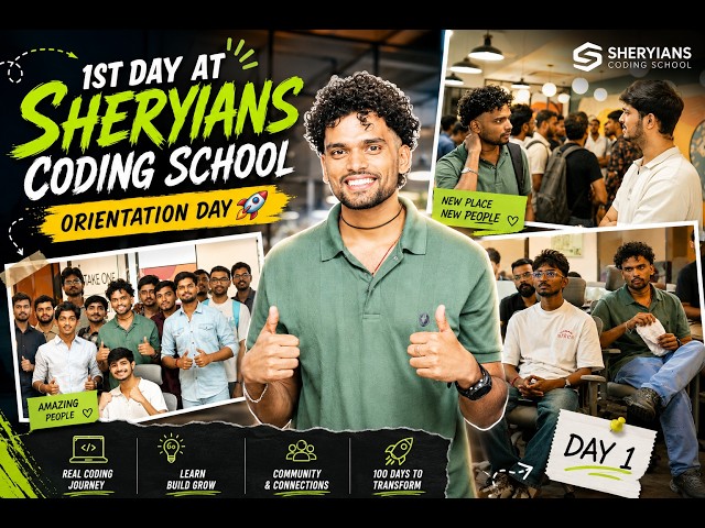 My First Day at Sheryians Coding School 🚀 | Orientation Day Vlog