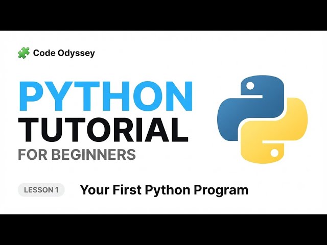 Python Tutorial for Beginners #1 | Your First Python Program