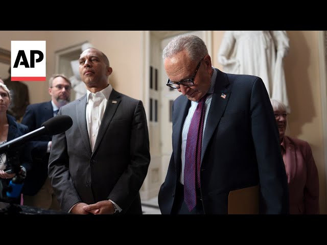 Chuck Schumer and Hakeem Jeffries call for unity after Charlie Kirk's death