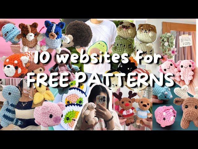 where i find crochet patterns - top 10 free websites/blogs | beginner-friendly makes