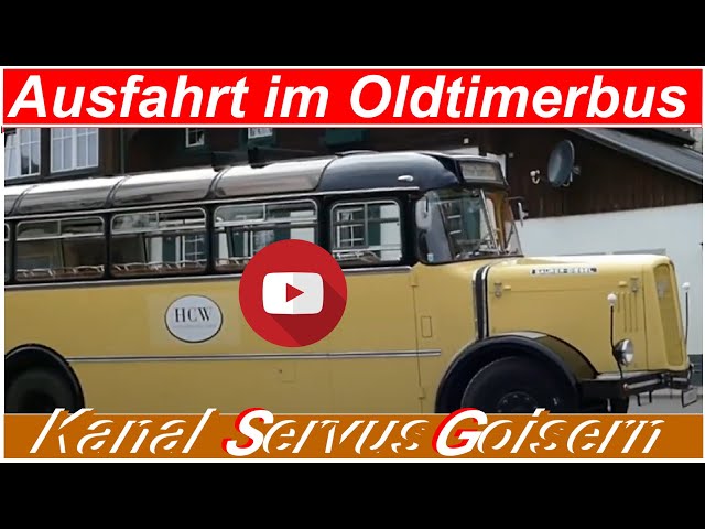 Ausfahrt im Oldtimerbus