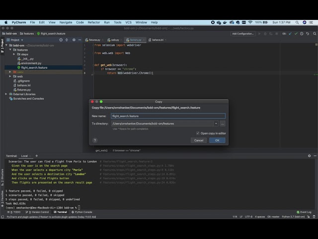 BDD With Python, Behave, Selenium || PART 2