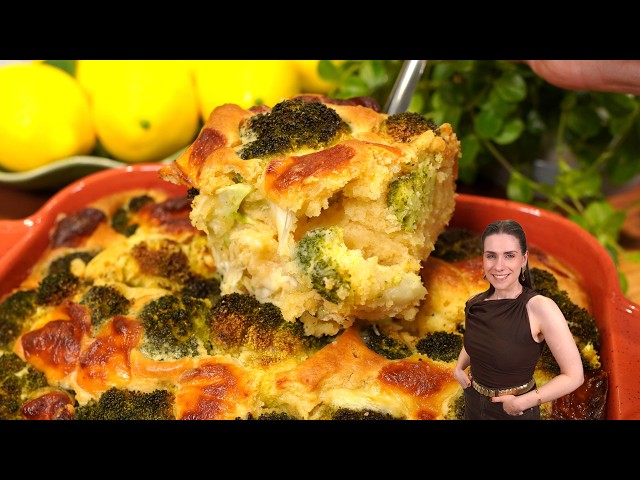 Broccoli pie with lots of cheese, easy to make!