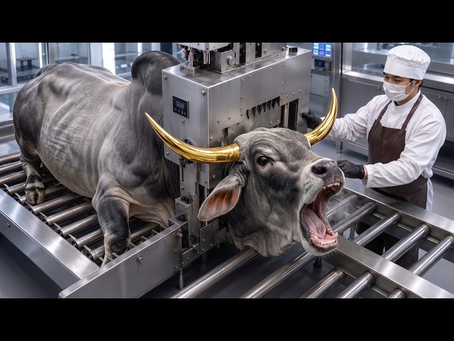 Inside the Grey Brahman bull processing plant: horns and hides transformed into premium products
