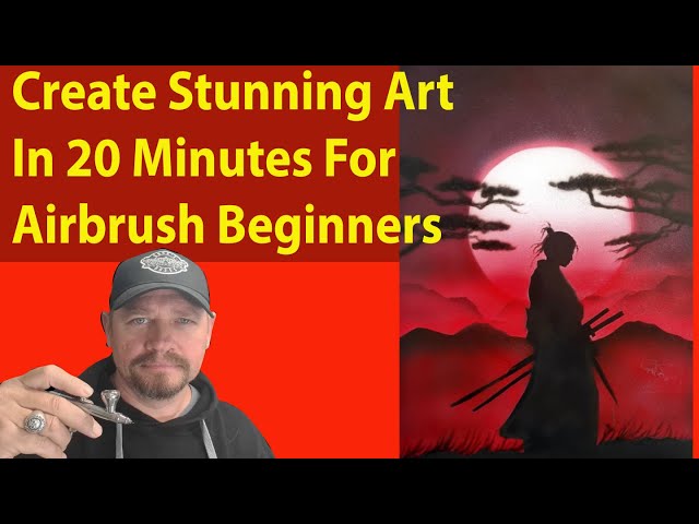 Create Stunning Art In 20 Minutes For Airbrush Beginners