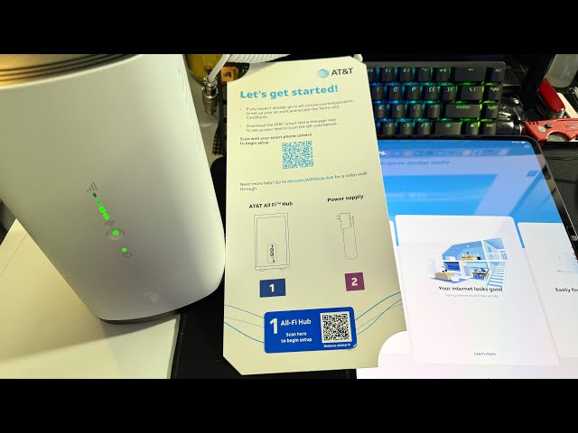 Tutorial de configuración de Internet Air de AT&T