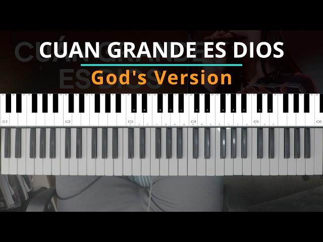 #TUTORIAL How Great Is Our God | God's Version - piano tutorial |Kevin Sánchez Music|
