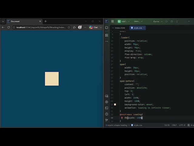 Design squire box loading effect for modern site with pure CSS! No library needed.