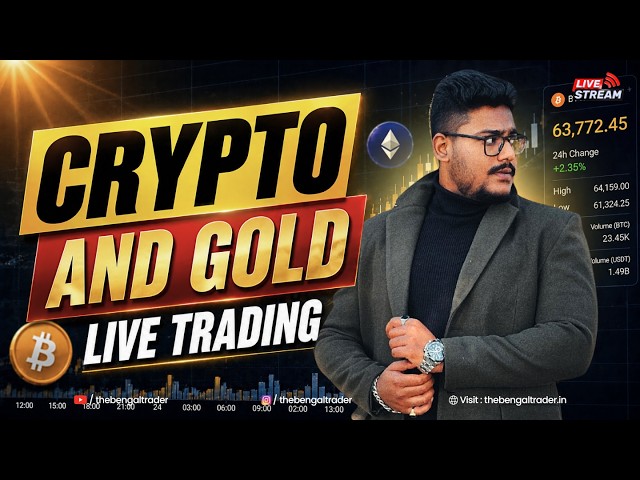 Gold & Crypto Live Trading - Liquidity Hunting