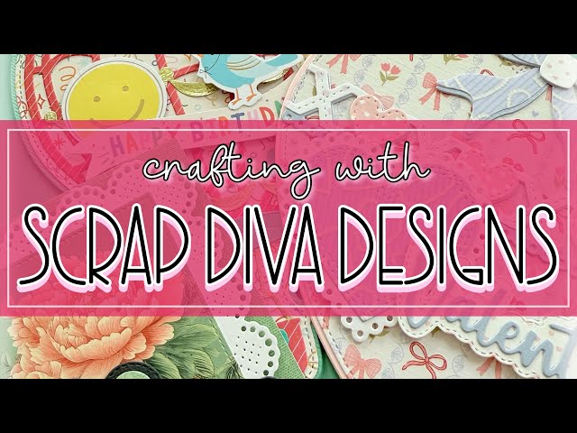 Fun projects using NEW Scrap Diva Designs dies and stamps! 🤩