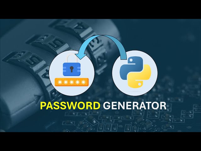 Password Generator Project in Python | code with me | Step by step