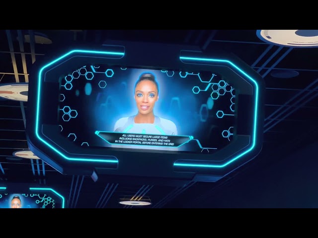 Tron Lightcycle Run at Magic Kingdom - Pre-Show/Queue/Exit - 4K