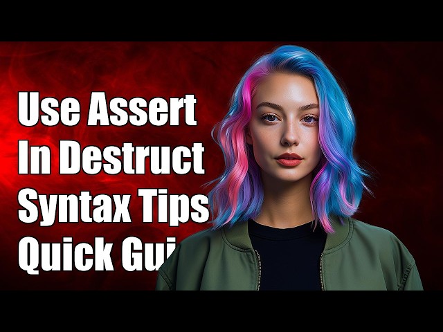 How to use assertion in destructuring syntax?