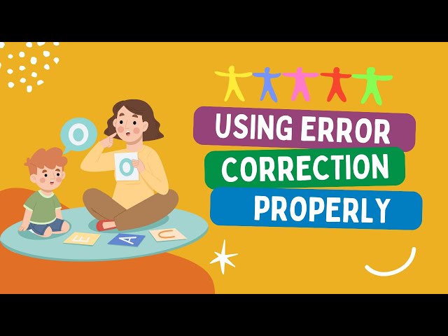 How to Use Error Correction Properly | Simple Error Correction Guide