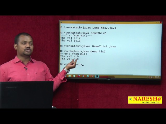 Difference between 'this' and 'this()' in Java | Core Java Tutorial | Mr. Venkatesh