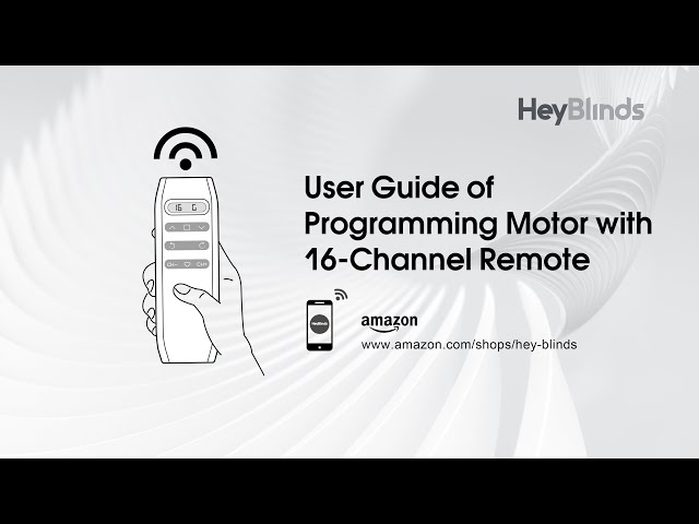 User Guide of Programming Motor with 16-Channel Remote
