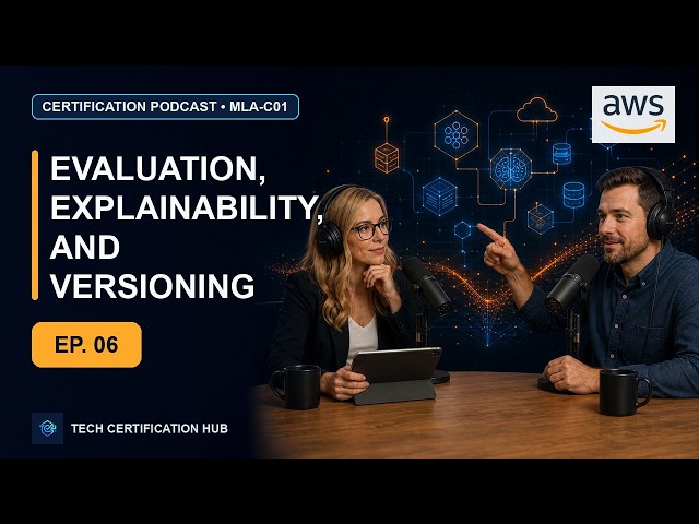 Evaluation, explainability, and versioning | AWS MLA-C01 — Ep. 06