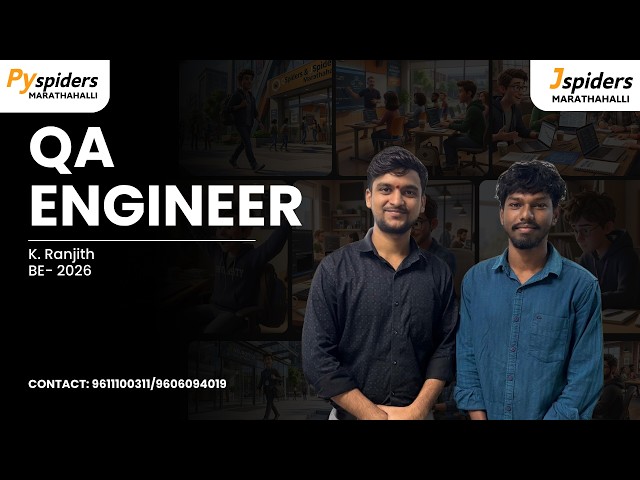 My Placement journey as a Trainee from QSpiders Marathahalli