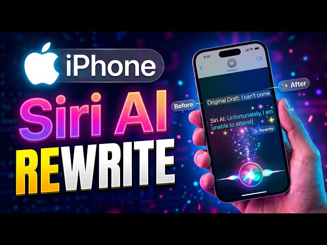 How To Use Siri AI To Rewrite Text On iPhone