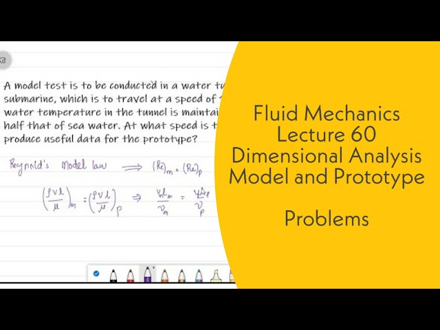 Fluid Mechanics | L60 | Dimensional Analysis | Model and Prototype | Problems | GATE, ESE